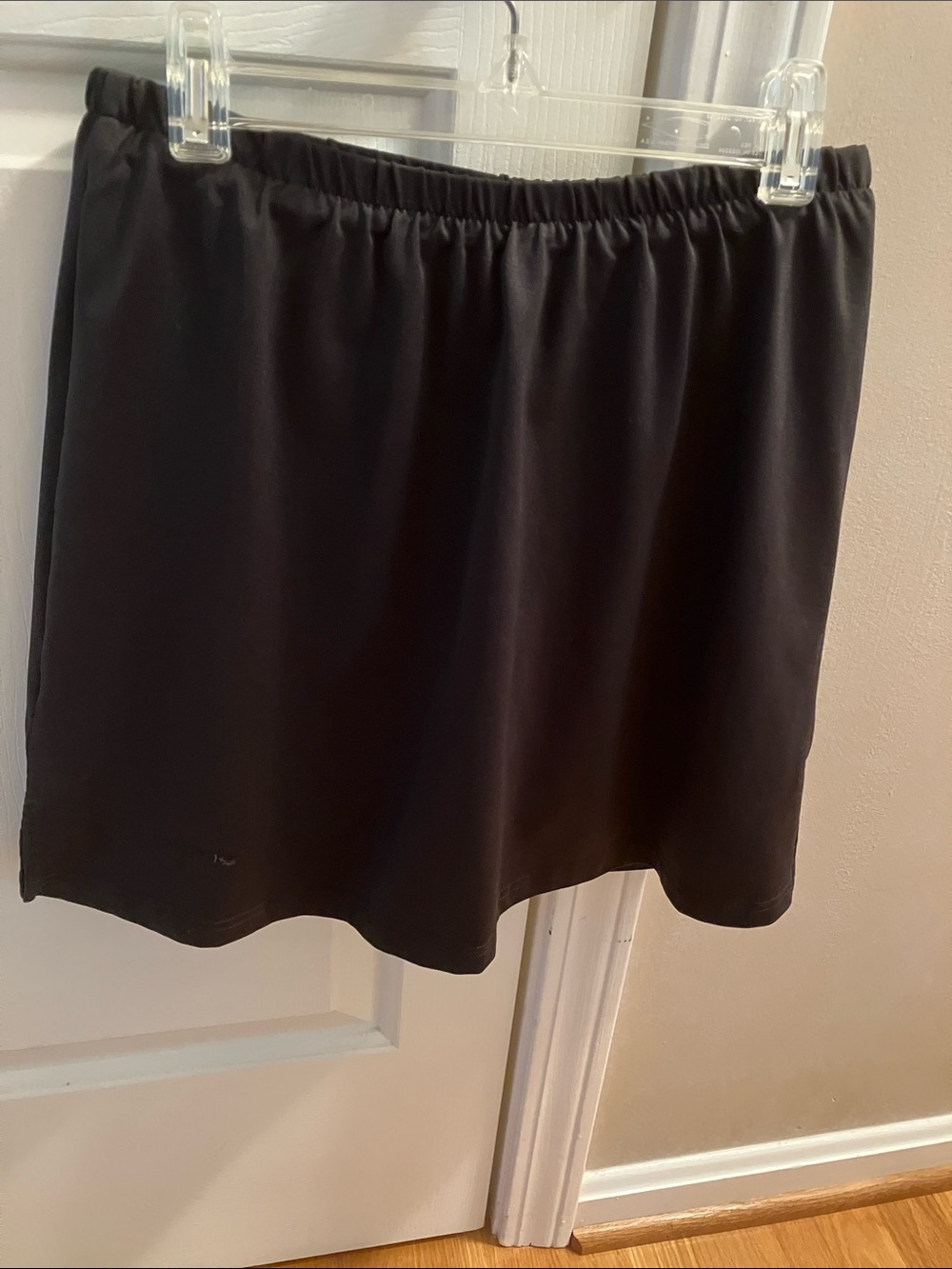bolle Black Elastic-Waist Mini Skirt